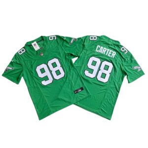 Jalen Carter Philadelphia Eagles Kelly Green Vapor Limited Jersey