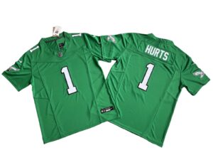 Jalen Hurts Philadelphia Eagles Vapor F.U.S.E. Limited Jersey – Kelly Green