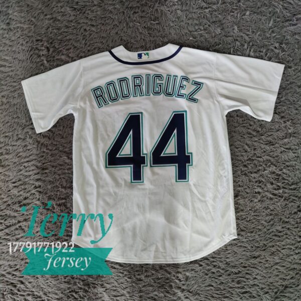 Julio Rodriguez Seattle Mariners Home Player Stitched Jersey - White