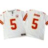 Marquise “Hollywood” Brown #5 Vapor FUSE Jersey L Elite Quality KC Chiefs White