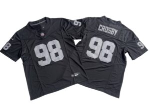 Maxx Crosby 98 Las Vegas Raiders Vapor F.U.S.E. Limited Jersey – Black