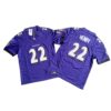 Men's Baltimore Ravens 22# Derrick Henry Vapor F.U.S.E. Stitched Jersey Purple