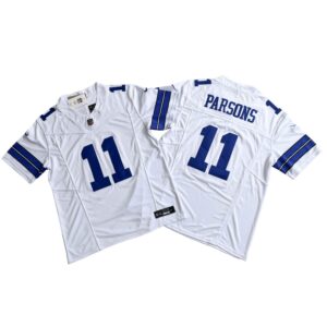 Men's Dallas Cowboys Micah Parsons Nike White Vapor F.U.S.E. Limited Jersey