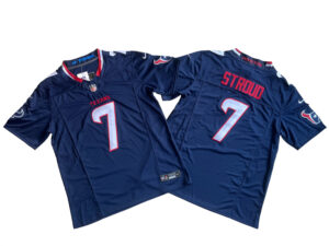 Men's Houston Texans C.J. Stroud Nike Navy Vapor F.U.S.E. Limited Jersey