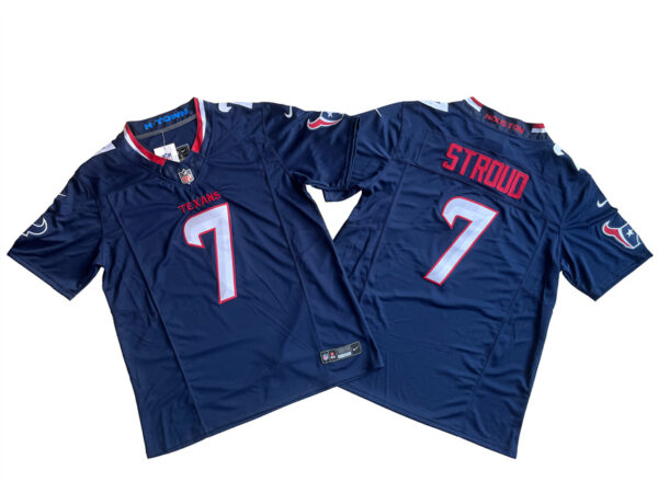 Men's Houston Texans C.J. Stroud Nike Navy Vapor F.U.S.E. Limited Jersey