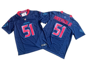 Men's Houston Texans Will Anderson Jr. Nike Navy 2nd Alternate Vapor F.U.S.E. Limited Jersey