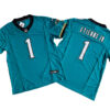 Men's Jacksonville Jaguars Travis Etienne Nike Teal Prowler Throwback Vapor F.U.S.E. Limited Jersey