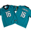 Men's Jacksonville Jaguars Trevor Lawrence Nike Teal Prowler Throwback Vapor F.U.S.E. Limited Jersey