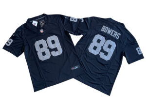 Men's Las Vegas Raiders 89# Brock Bowers Nike Black Vapor F.U.S.E. Limited Jersey