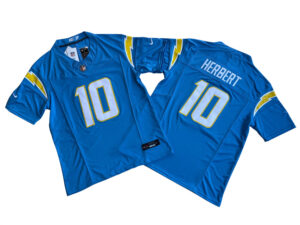 Men's Los Angeles Chargers Justin Herbert Nike Powder Blue Vapor F.U.S.E. Limited Jersey