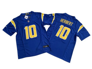 Men's Los Angeles Chargers Justin Herbert Nike Royal Vapor F.U.S.E. Limited Jersey