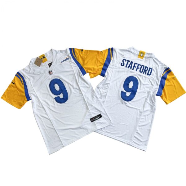 Men's Los Angeles Rams 9# Matthew Stafford Vapor F.U.S.E. Stitched Jersey