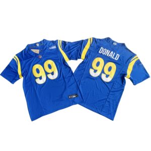 Men's Los Angeles Rams 99# Aaron Donald Vapor F.U.S.E. Stitched Jersey