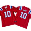 Men's New England Patriots 10# Mac Jones Red Nike Vapor F.U.S.E. Limited Jersey