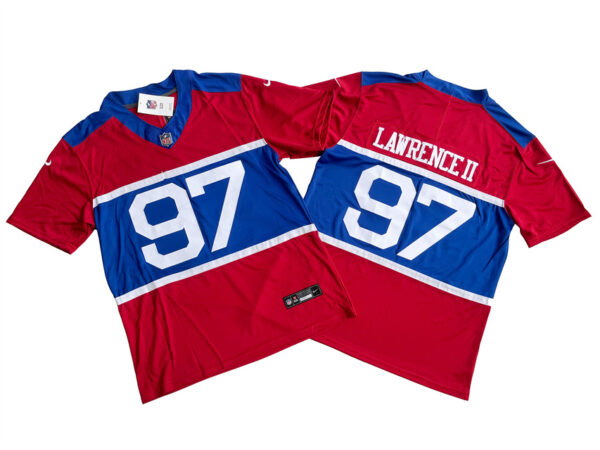 Men's New York Giants Dexter Lawrence II Nike Century Red Alternate Vapor F.U.S.E. Limited Jersey