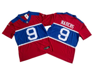 Men's New York Giants Malik Nabers Nike Century Red Alternate Vapor F.U.S.E. Limited Jersey