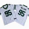 Men's New York Jets 95# Quinnen Williams White Vapor F.U.S.E. Limited Jersey