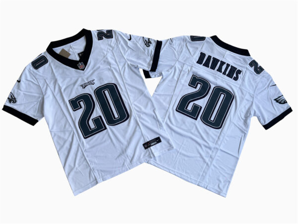 Men's Philadelphia Eagles 20# Brian Dawkins Nike White Vapor F.U.S.E. Limited Jersey