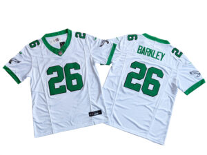 Men's Philadelphia Eagles 26# Saquon Barkley Nike Vapor F.U.S.E. Limited Jersey