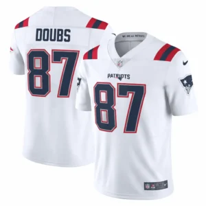 New England Patriots Romeo Doubs White Jersey
