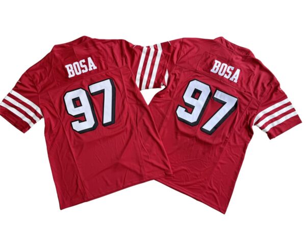 Nick Bosa San Francisco 49ers Alternate Jersey – Scarlet