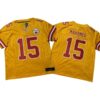 Patrick Mahomes #15 Vapor FUSE Jersey Yellow Training Kansas City Chiefs