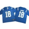 Peyton Manning #18 Vapor FUSE Jersey Blue Elite Quality Colts