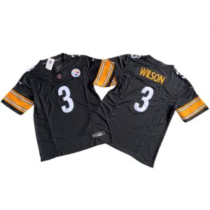 Pittsburgh Steelers Russell Wilson Black Vapor Limited Jersey