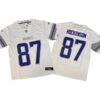 TJ Hockenson #87 Vapor FUSE Jersey Winter Warrior White Elite Quality Viking