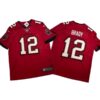 Tom Brady #12 Vapor Limited Jersey Red Fully Stitched Tampa Buccaneerss