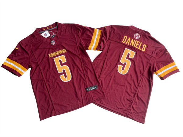 Washington Commanders Jayden Daniels Nike Burgundy Vapor F.U.S.E. Limited Jersey