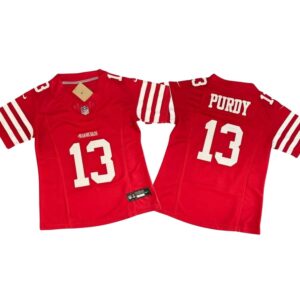 Women’s Brock Purdy #13 Vapor FUSE Jersey Red San Francisco 49ers NWT