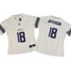 Womens Justin Jefferson #18 Winter Warrior Vapor FUSE Jersey Vikings NWT