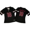 Womens Marvin Harrison Jr #18 Vapor FUSE Jersey Black Arizona Cardinals