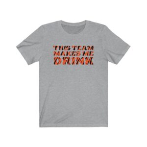 Bengal This Team Makes Me Drink Cincy Football T-Shirt ? Tailgate Gameday Humor Tee