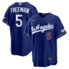 Los Angeles Dodgers Freddie Freeman Nike Royal Alternate Stadium Jersey