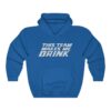 Unisex Lion This Team Makes Me Drink Det Football Hoodie For Tailgates Gameday Sporting Events