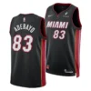 Bam Adebayo Nike Miami HEAT Icon Black “83-Point Game” Swingman Jersey