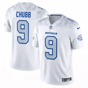 Buffalo Bills Bradley Chubb White 2025 Rivalries Collection Jersey