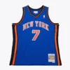 Carmelo Anthony Blue New York Knicks 2010-11 Hardwood Classics Swingman Jersey