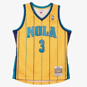 Chris Paul New Orleans Hornets 2010-11 Gold Swingman Player Jersey