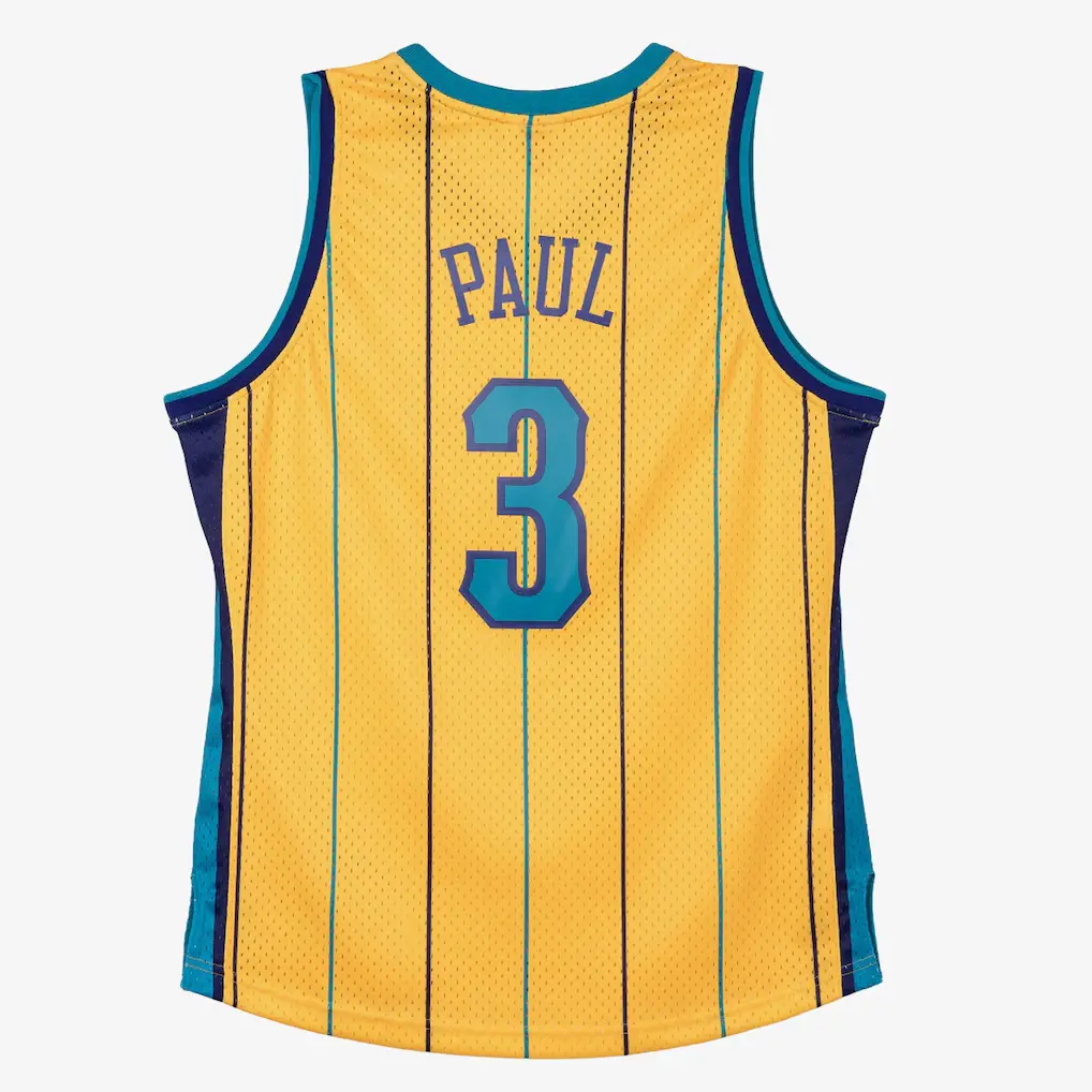 Chris Paul New Orleans Hornets 2010-11 Gold Swingman Player Jersey b Chris Paul New Orleans Hornets 2010 11 Gold Swingman Player Jersey b