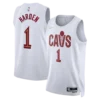 Cleveland Cavaliers Nike Association Edition Swingman Jersey - White - James Harden
