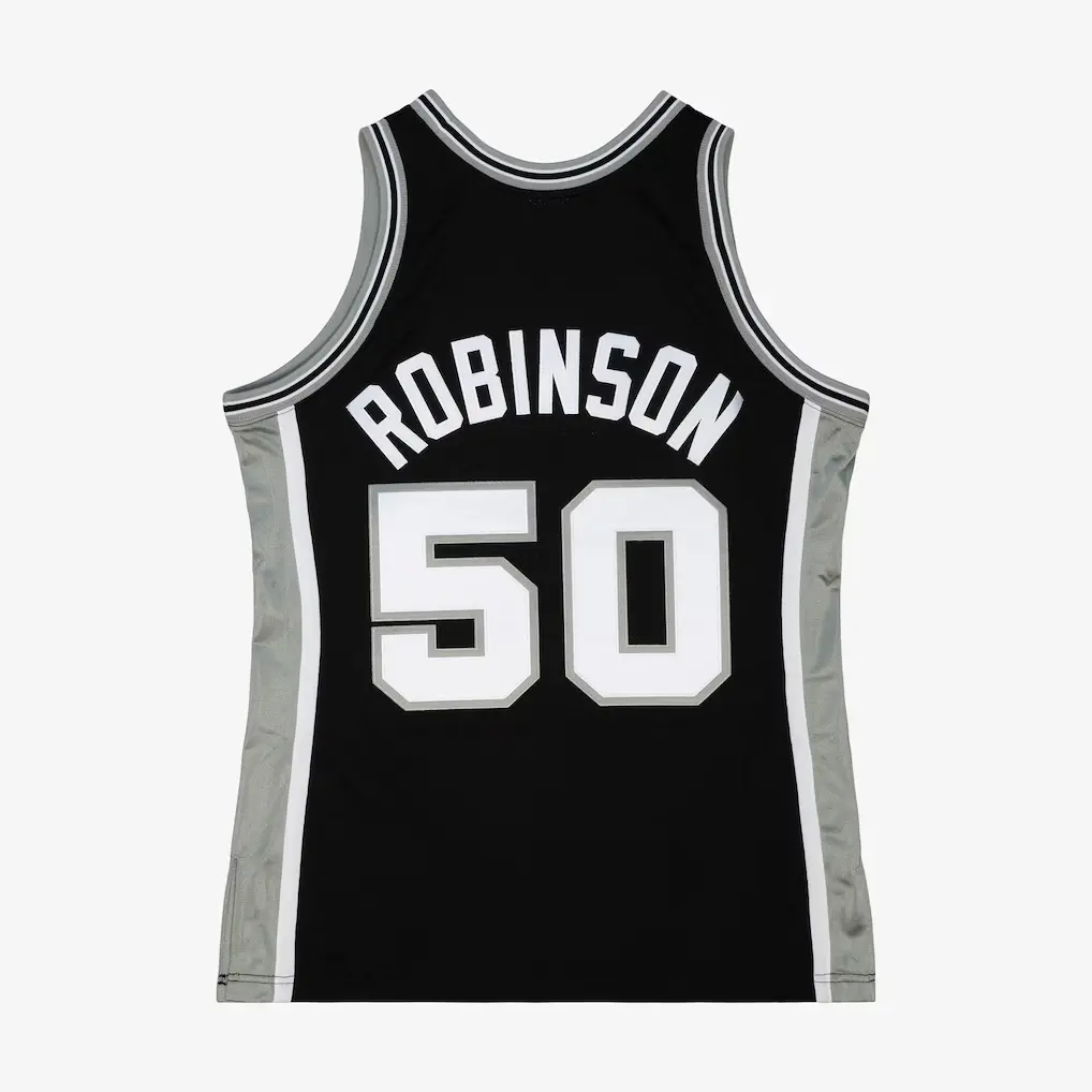 David Robinson San Antonio Spurs 1998-99 Black Authentic Jersey b David Robinson San Antonio Spurs 1998 99 Black Authentic Jersey b