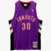 Dell Curry Toronto Raptors 1999-00 Purple Swingman Player Jersey