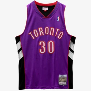 Dell Curry Toronto Raptors 1999-00 Purple Swingman Player Jersey