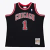 Derrick Rose Chicago Bulls 2010-11 Black Swingman Jersey