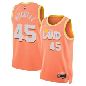 Donovan Mitchell Cleveland Cavaliers Nike Unisex 2025-26 Jersey - City Edition - Orange