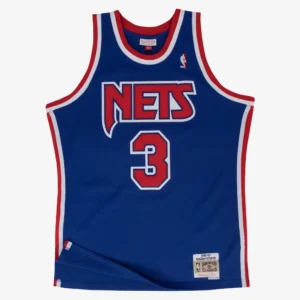 Drazen Petrovic New Jersey Nets 1992-93 Blue Swingman Player Jersey
