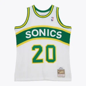 Gary Payton Seattle SuperSonics 1994-95 White Swingman Jersey